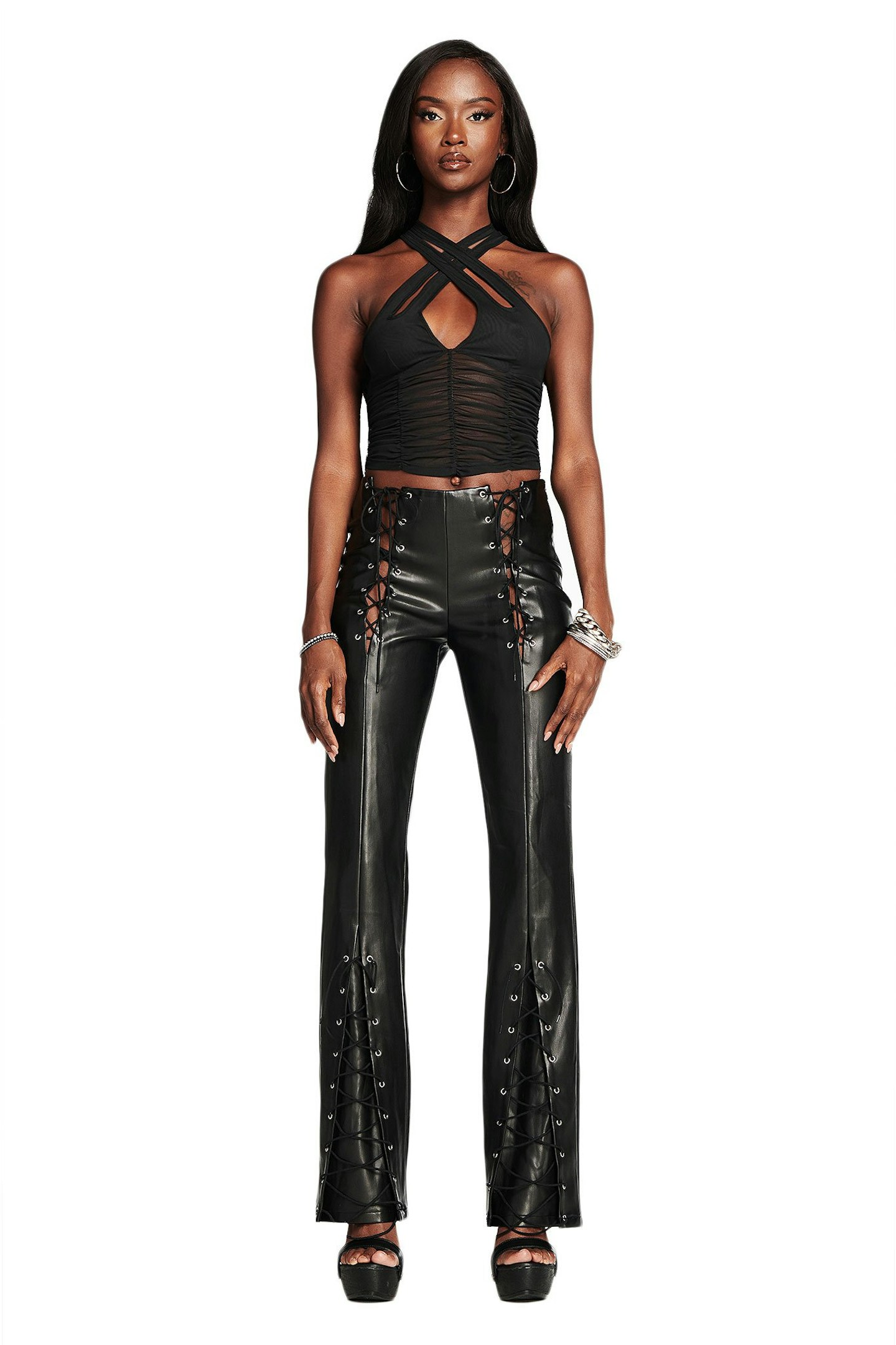 I am gia black leather pants hotsell